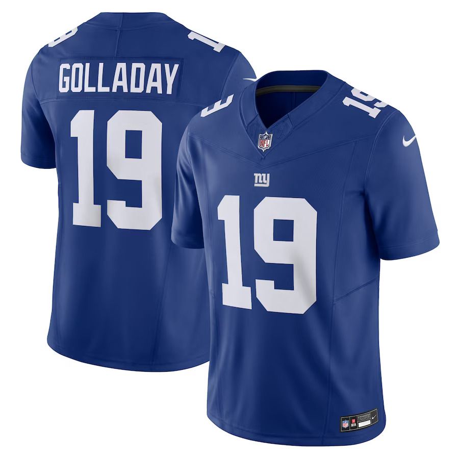 Men New York Giants #19 Kenny Golladay Nike Royal Vapor F.U.S.E. Limited NFL Jersey